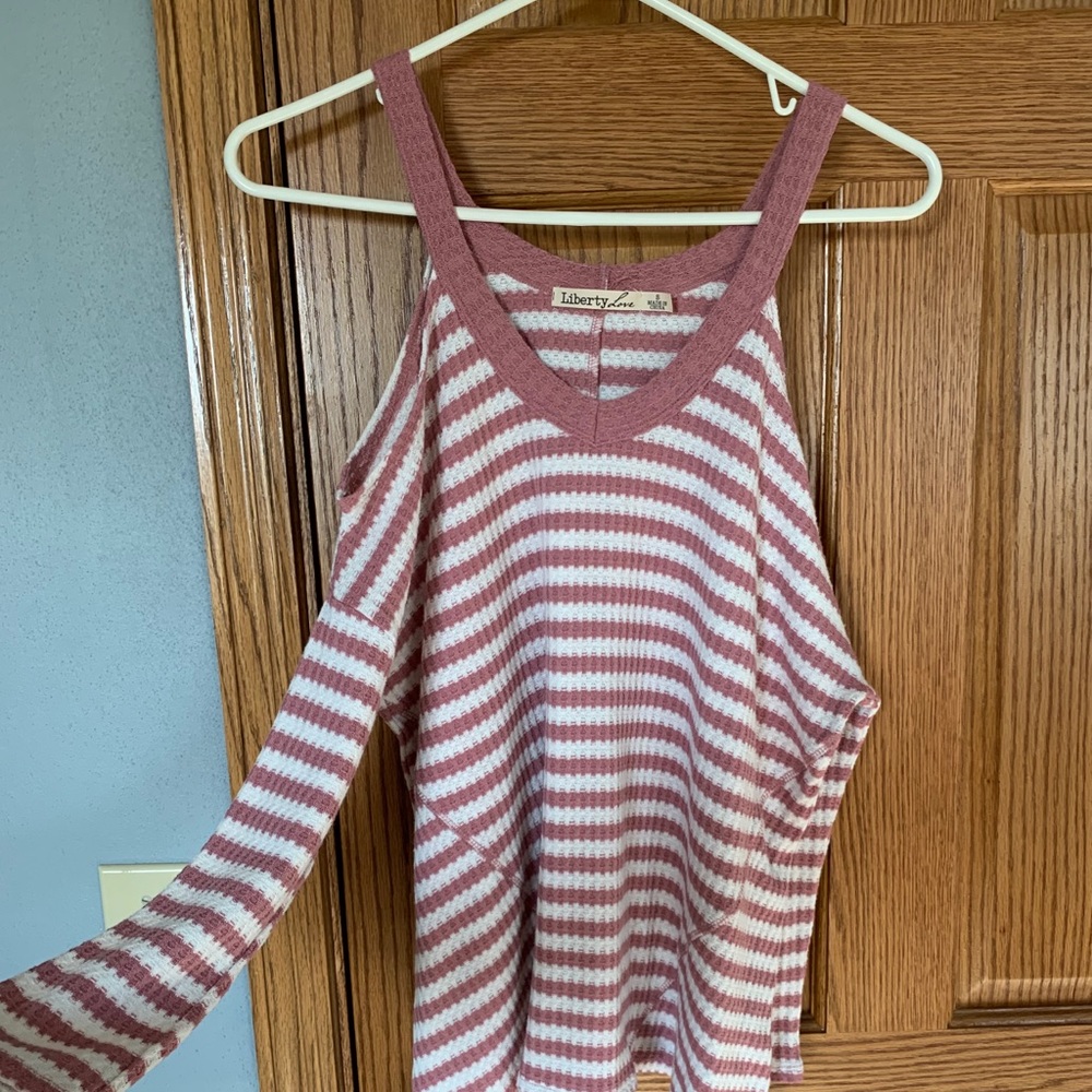 Off-the-shoulder sweater